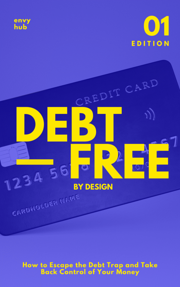 eBook cover for the book: Debt Free by Design Guide & Workbook